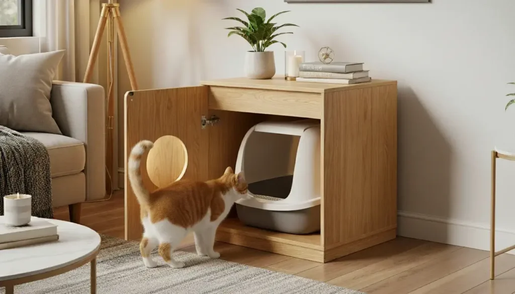 Litter Box Cabinet
