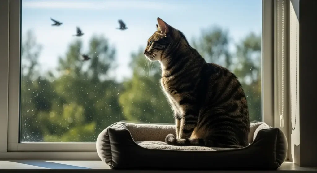Cat Sitting on a Window