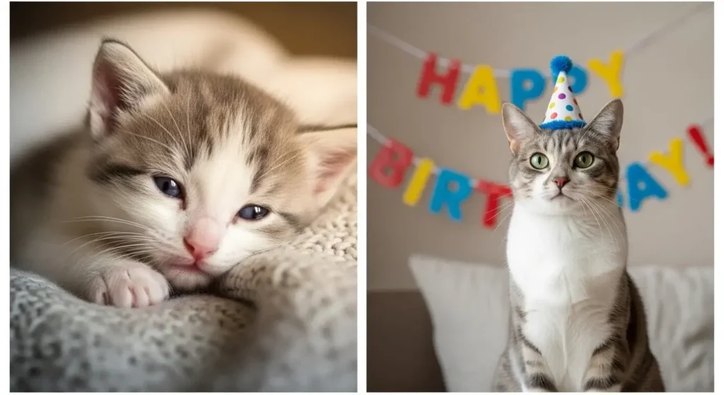 Collage of a Kitten Photo