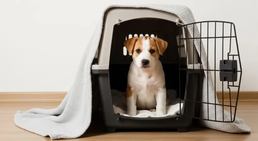 Crate Setup for Puppy Sleep Training