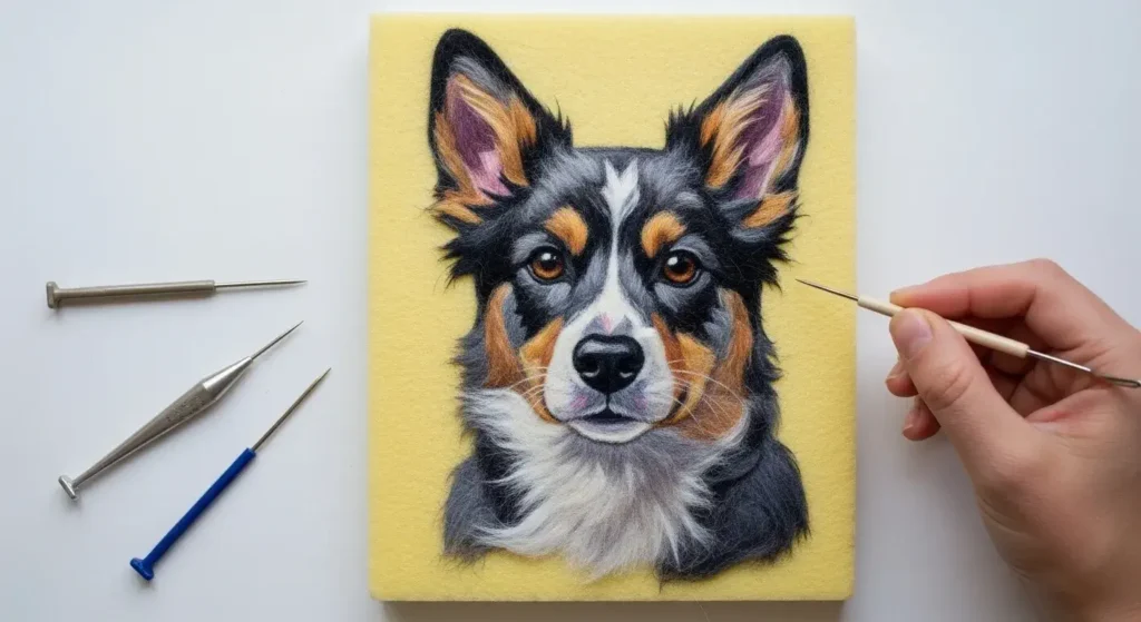 Needle-Felted Pet Portraits