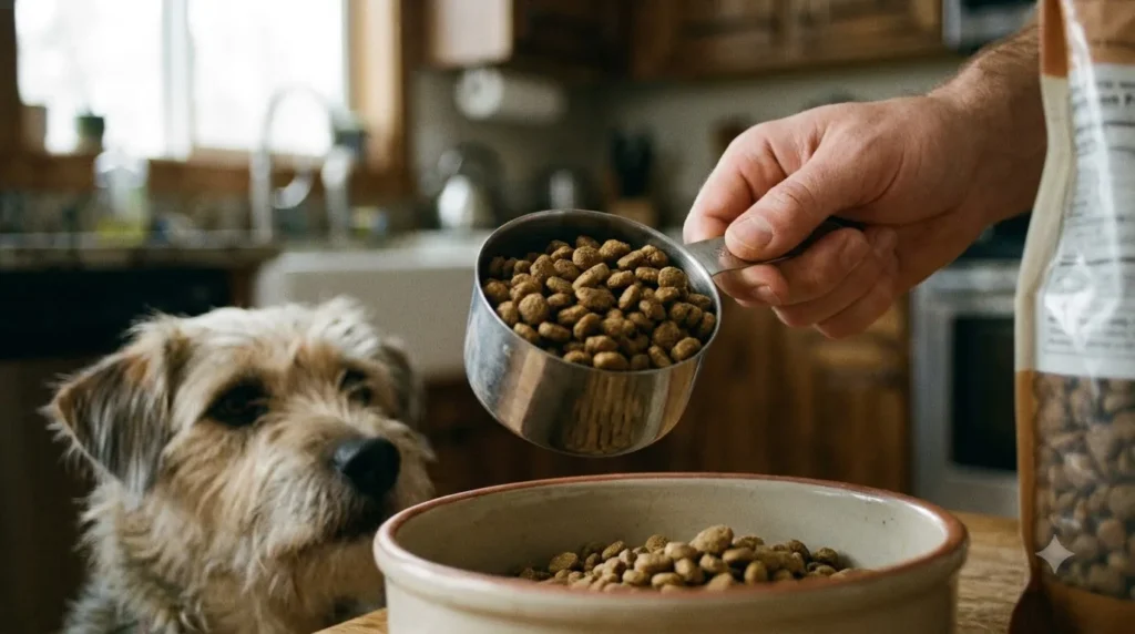 Measuring a Dog Food Bowl